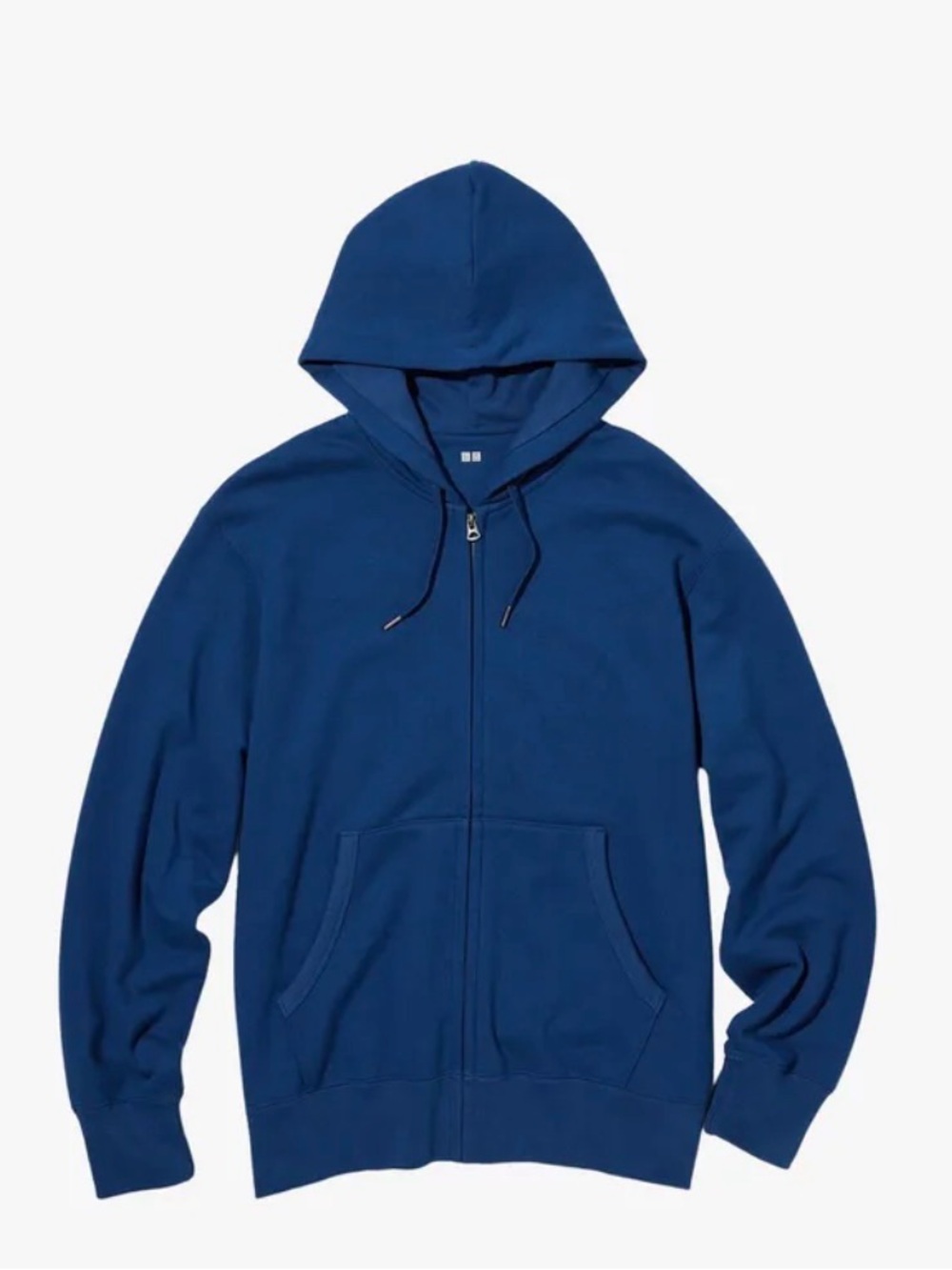 Uniqlo Blue Full-Zip Hoodie